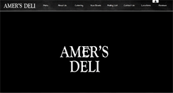Desktop Screenshot of amersdeli.com